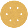 BOSCH Brúsny papier EXPERT C470 so 6 otvormi, 150 mm, zrnitosť 60, 5 ks 2608900814