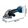 BOSCH Sada AKU náradia (GSR 18V-65 + GBH 18V-22 + GWS 18V-8, 2x GBA 18V 4.0Ah, GAL 18V-4, M-BAG, krabica) 0615A50094