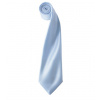 Premier Workwear Pánska saténová kravata PR750 Light Blue -ca. Pantone 2708 144 x 8,5 cm