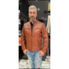 Max Original Leather Pánska kožená bunda AXEL cognac (4XL 62-64) - Cognac - 4XL