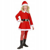 Kostým pre dievča - Widmann Holiday kostým 128 (Little Santa Claus Outfit Girl Santa 128)