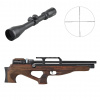 Výhodný set PCP vzduchovka Kuzey Arms K400 5,5mm a puškohled VictOptics PAC 3-9x40