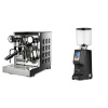 Rocket Espresso Appartamento TCA, black + Eureka Atom Specialty 75, black