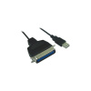 PremiumCord USB printer kabel USB na paralelní port LPT (CEN36M) (kuprint)