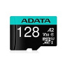 ADATA MicroSDXC karta 128GB Premier Pro UHS-I V30S (R:100/W:80 MB/s) + SD adaptér AUSDX128GUI3V30SA2-RA1