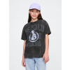 GAP Detské oversize tričko Gap & Disney Čierna M
