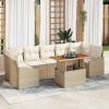zahrada-XL Záhradný jedálenský set Béžová, krémová 100 x 55 x 73 cm 3349805