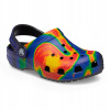 Detské sandále Crocs Classic Solarized Clog black/navy 24-25 EU