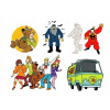 Výtlač cukrová hmota na tortu Scooby Doo 1