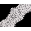 Francúzska elastická čipka šírka 90 mm Off White 1m