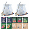 Sada pre dvoch Yerba Mate + tekvica a bombilla 10x50g 500g