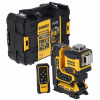 Krížový laser 18V XR 3x360° zelený do 80 m 1x2.0Ah DCLE34035D1 DeWALT