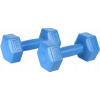 Činky závažia sada Fitness činky 2x1 kg nebeské