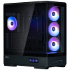 Zalman skříň P50 DS / Middle Tower / 4x120mm ARGB fan / 2x USB 3.0 / USB-C / panoramatická / černá P50 DS Black