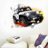 3D nálepka na stenu Auto Hummer Rozmer: 40 x 60 cm