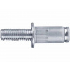 FORTUM Skrutky nitovacie, M5x12mm, 50ks, oceľ, plastový organizér