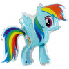 Fóliový balón My Little Pony Rainbow Dash 84cm