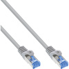 S/FTP (PiMF) Patchkábel LSOH 3m cat.6a, sivý, Cu, SuperFlex