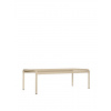 Ferm Living Stolík Dapple Low, 114 x 57 cm, Cashmere – kašmírový