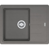 FRANKE Basis BFG 611-62 Fragranit drez s odkapávacou plochou, obojstranný, horná montáž, 620 x 500 mm, kameň šedý, 114.0285.118