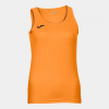 DIANA SLEEVELESS WOMEN SHIRT ORANGE FLUOR L