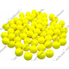 Sklenená korálka matná 8mm 10 ks - žltá