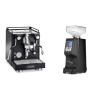 La Pavoni Cellini Classic, black + Eureka Atom 60, black