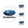 Logo na stredy kolies - živicové 4ks - SUBARU 55mm, ZP036,