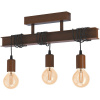 Stropné svietidlo Eglo 43522 TOWNSHEND 4 E27 3x60 W hnedá antik