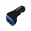 Canyon C-08 - 2x USB-A, 1xUSB-C 18W PD fialovo-čierny CNE-CCA08PU - Univerzálny USB adaptér do auta