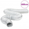 vidaXL Ventilačné potrubie hliníkové 6 m Ø20 cm - 203641-137306