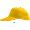 SOL's Collection Kšiltovka Sunny Kids, 5 panelová, dětská COT25811121099-gold UNI Zlatá