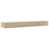 zahrada-XL Zásuvky pod posteľ Sonoma dub 180x36,5x16,5 cm z inžinierskeho dreva 866981