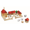 Detoa Drevená stavebnica Farma 100 ks
