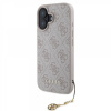 Zadný kryt Guess 4G Charm pre iPhone 16 Tone on Tone Pink
