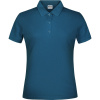 James & Nicholson Polokošile JN 791, krátký rukáv, dámská COT02079158000-petrol XS Petrolejová