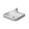 Duravit Happy D.2 - Umývadlo, 60x51 cm, s prepadom, s otvorom na batériu, biela 2318600000