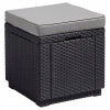 ALLIBERT CUBE WITH CUSHION antracit/šedá
