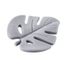 Zopa Silikónové hryzátko Leaf - šedé