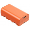 SmallRig 4971 NP-F550 USB-C Rechargeable Camera Battery Orange