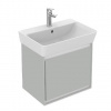 Ideal Standard Connect Air - Skrinka pod umývadlo Cube 50 cm, lesklá svetlosivá/matný biely lak E0842EQ