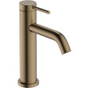 Hansgrohe Tecturis S - Páková umývadlová batéria 110 CoolStart EcoSmart+ s odtokovou súpravou, kartáčovaný bronz 73314140