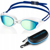 Aqua-Speed jednodielny outfit. 140 modrá (Vortexové zrkadlo SLR kamery plávajúce okuliare +puzdro)