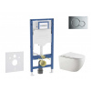 GEBERIT - Duofix Set předstěnové instalace, klozetu Gaia a sedátka softclose, tlačítko Sigma01, lesklý chrom SANI11CA1132B