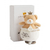 Doudou et Compagnie Paris Doudou Darčeková sada - Medvedík hrajúci melódiu 14 cm - poškodený obal