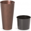Prosperplast kvetináč 25cm TUBUS SLIM CORTEN DTUS250C-7601U oceľ plastový PROSPERPLAST