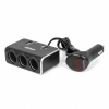 AMiO Predlžovacia zásuvka 2x USB0A QC3.0 12/24V 120W 80cm 04364