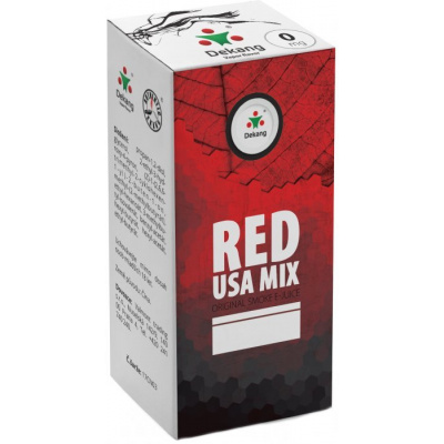 e-liquid Dekang Red USA MIX 10ml - 0mg