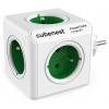 Cubenest Powercube Original, 5× zásuvka, bílá/zelená, dětská pojistka, uzemnění, max. 16A/250V~3680W/50-60Hz PC120GN