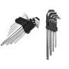 Sada 9 imbusových kľúčov 1,5 mm - 10 mm imbusové kľúče